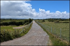 Greenway looking south from river