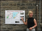 Clevedon interpretation board unveiling