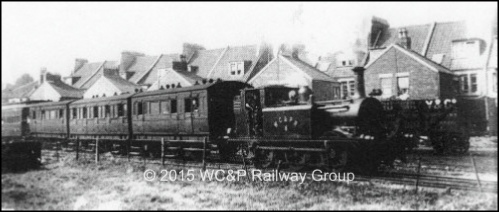 Train leaving Ashcombe Road