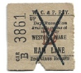 Excursion return ticket