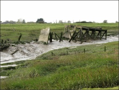 Wharf from the north bank
