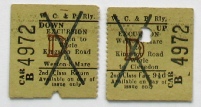Excursion return ticket