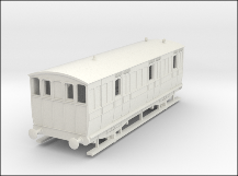 Ex-Great Eastern Railway 4-wheeled passenger brake van